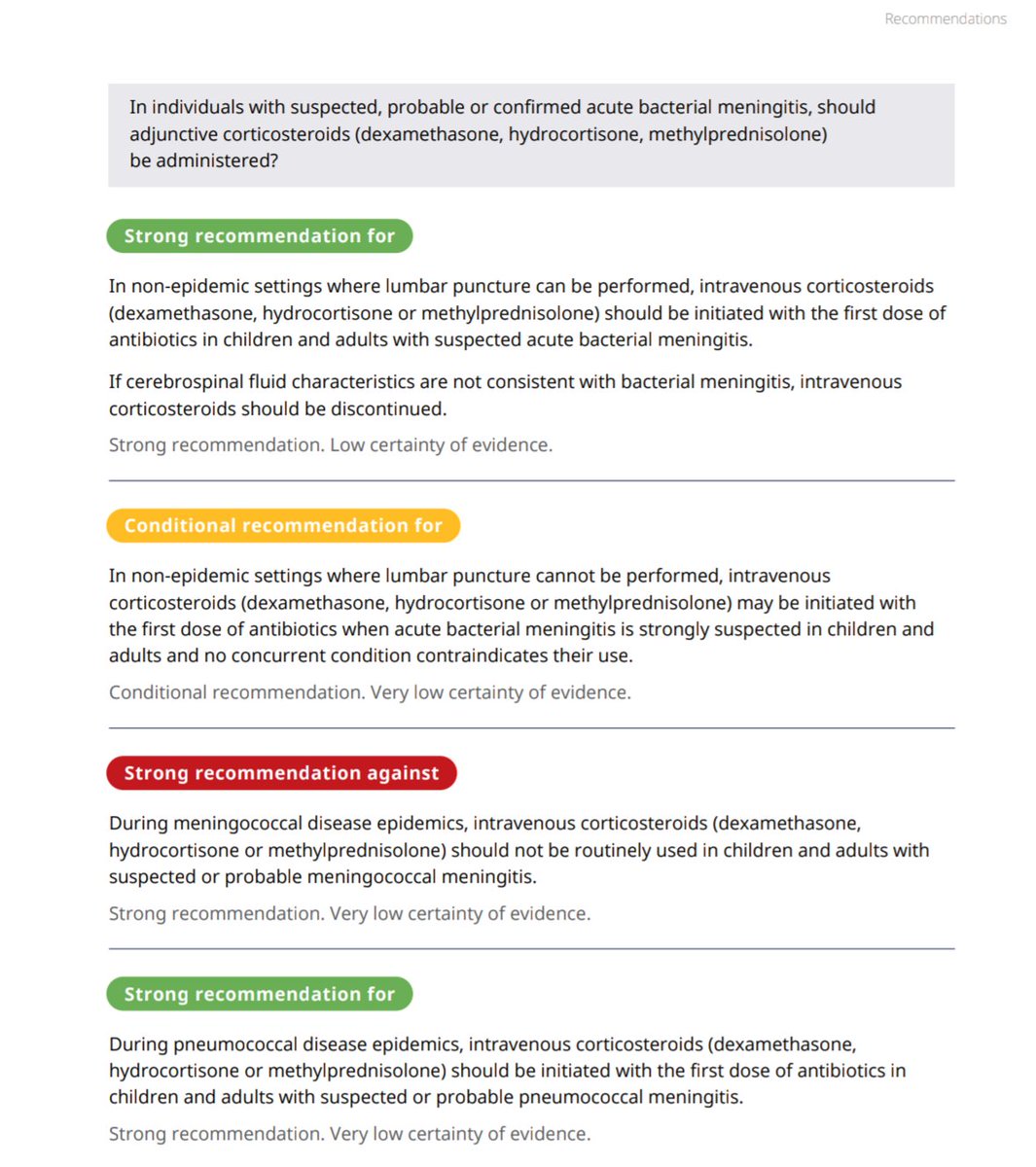 Antibiotic Steward Bassam Ghanem 🅱️C🆔🅿️🌟 (@absteward) on Twitter photo 🔥Just published 🔥
<a href="/WHO/">World Health Organization (WHO)</a> guidelines on meningitis diagnosis, treatment and care #IDXposts
Thanks <a href="/myfizi/">ahmad hafizi</a>
who.int/publications/i… 🔥Just published 🔥
<a href="/WHO/">World Health Organization (WHO)</a> guidelines on meningitis diagnosis, treatment and care #IDXposts
Thanks <a href="/myfizi/">ahmad hafizi</a>
who.int/publications/i…