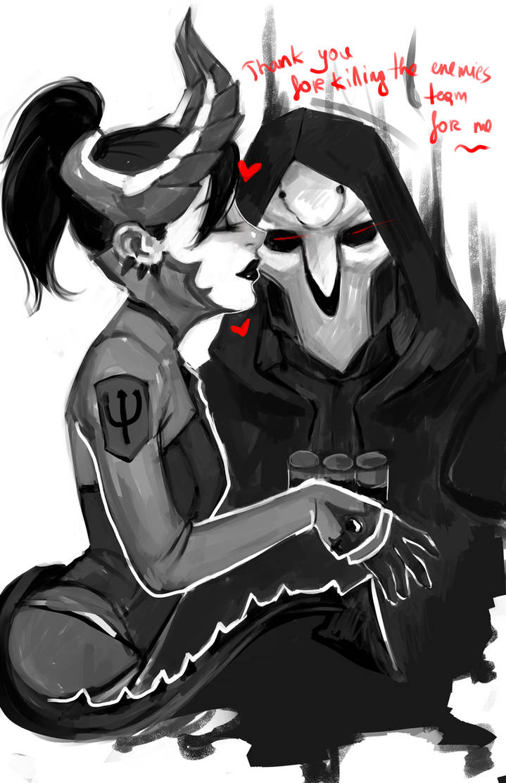 NobelKnightx's tweet photo. Always and forever yours 
#overwatch #gamer #gaming 
#blizzard #mercy #reaper 
#mercykill  #cute #kawaii 
#relationshipgoals #mood #romance #love #owtwt https://t.co/CSiEs1kcqh