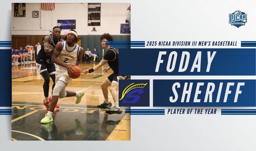 NJCAA Basketball (@njcaabasketball) on Twitter photo 🏆An outstanding season from an outstanding athlete.
Foday Sheriff of <a href="/AthleticsMstate/">M State Spartans</a> has been named the 2025 #NJCAABasketball DIII Men's Player of the Year!
Full Release⤵️
njcaa.org/general/2024-2… 🏆An outstanding season from an outstanding athlete.
Foday Sheriff of <a href="/AthleticsMstate/">M State Spartans</a> has been named the 2025 #NJCAABasketball DIII Men's Player of the Year!
Full Release⤵️
njcaa.org/general/2024-2…