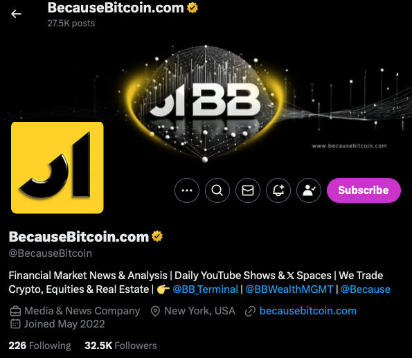 rwdmaxi's tweet photo. #5 – $ANDY: Culture Meets Sharp Education 🐶📊
@BecauseBitcoin delivers sharp macro insights, daily crypto coverage, real-time trading streams & on-chain data. $ANDY aligns—not just a meme, but a movement. Built for those ahead of the curve.
Narrative is forming. 🚀 #ANDYETH https://t.co/MbyowPjkvw
