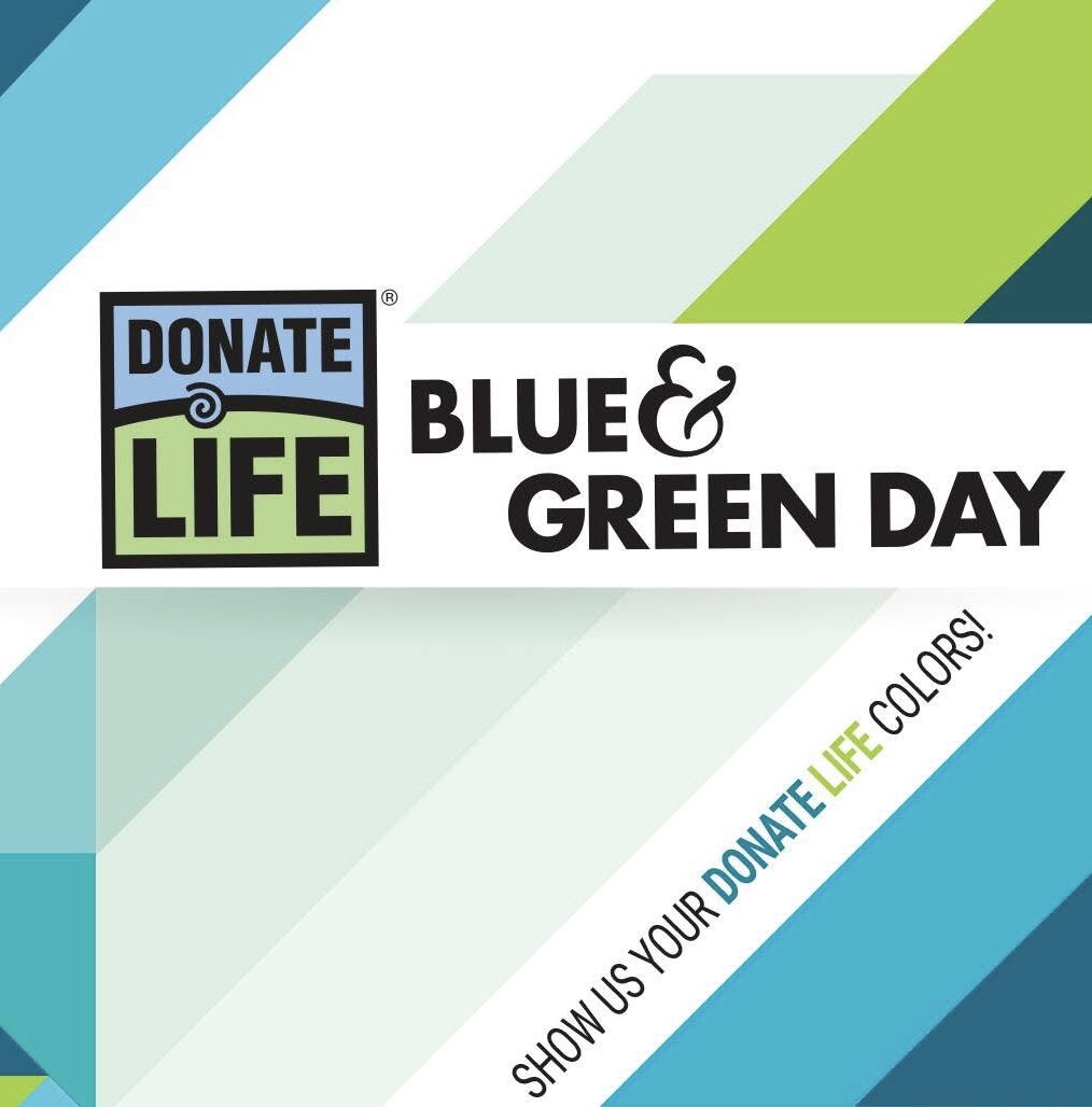 LifesharingSD's tweet image. HAPPY BLUE AND GREEN DAY! 💙💚 Today we wear the colors of the Donate Life logo to show support for organ and tissue donation.
#blueandgreenday #donatelifemonth