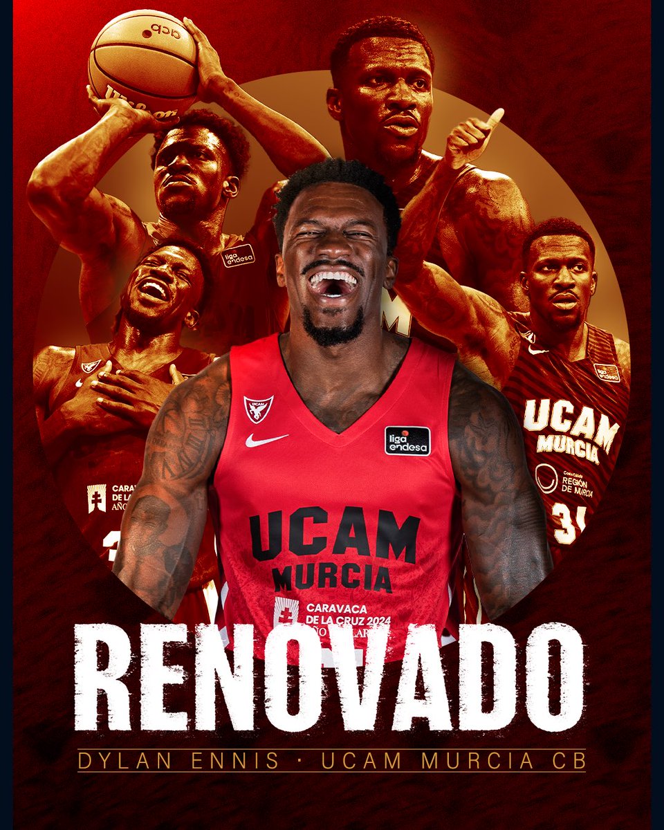 🔥 𝘿𝙮𝙡𝙖𝙣 𝙀𝙣𝙣𝙞𝙨, ¡𝙍𝙚𝙣𝙤𝙫𝙖𝙙𝙤!

😁 El jugador canadiense comenzará una temporada más sonriendo en el UCAM Murcia CB

📰 ucamdeportes.com/ucamcb/noticia…

#GameChangers