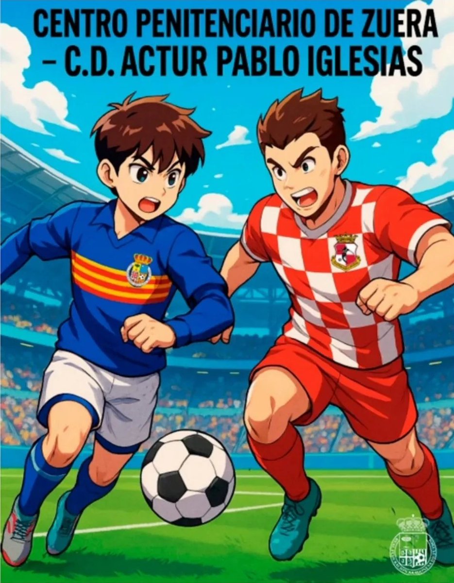 ActurPIglesias's tweet photo. TORNEO PENITENCIARIO
Los internos del Centro Penitenciario de Zuera, dentro de la RSC de @futbolaragon y nosotros no nos lo queríamos perder.
Seremos los rivales de un bonito partido que seguro disfrutaremos al máximo.
#SomosApi
#VAMOSAPI
#nuevaera https://t.co/REWElPfjS4