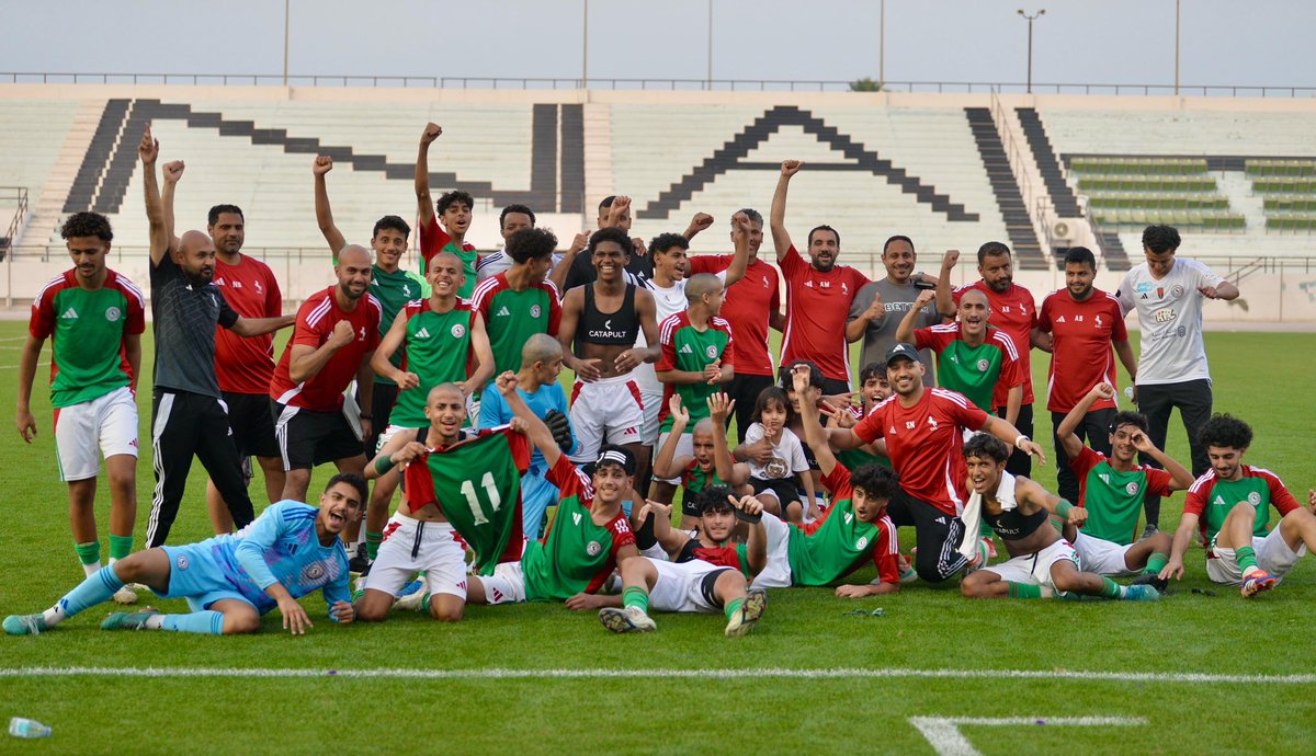 فرحة الفوز .. عنوان النواخذة 🤩💪 

#فئات_الاتفاق_السنية💚❤️