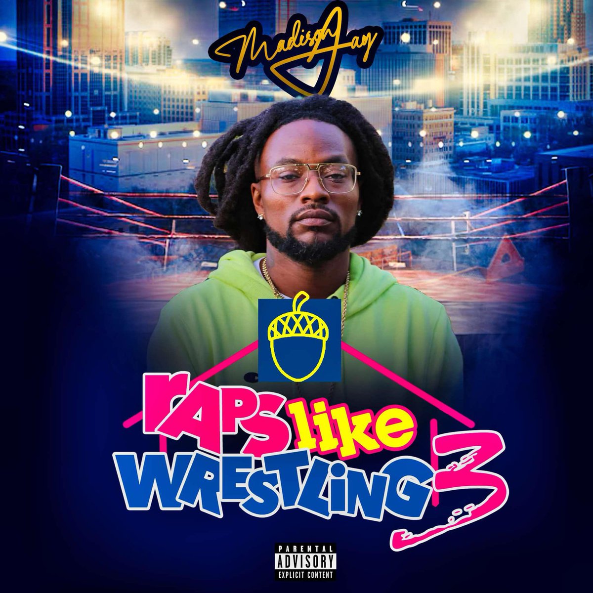 Third project of the year on the way 💥 Third times a charm 💥 The originator back 💥 #RapsLikeWrestling3

Executive Producers <a href="/ARTPRODUCTIONS3/">A.R.T PRODUCTIONS</a> <a href="/themadisonjay/">Ć︎๏υ𝓷𝐓︎ⓨ︎</a> 

April 28th 

Cover Art by Mel Major