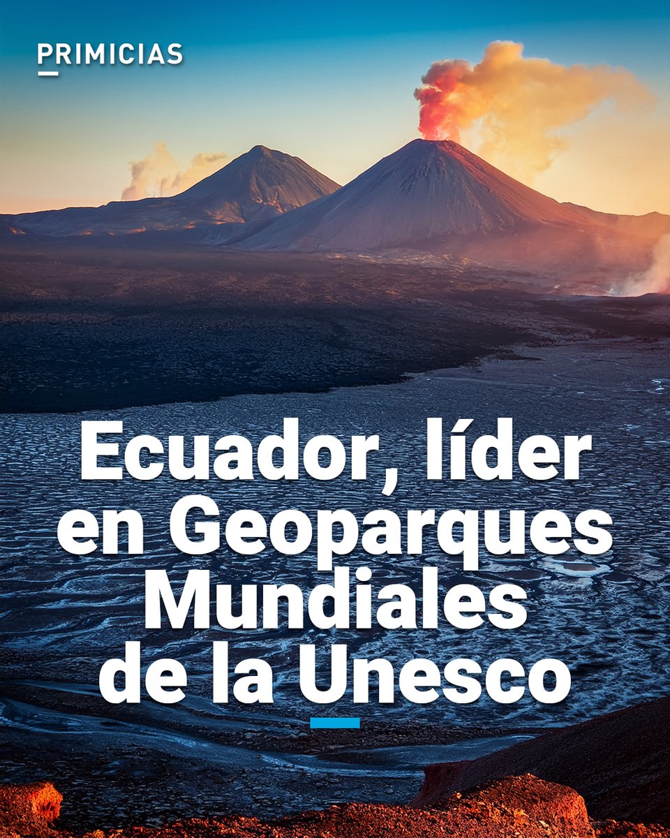Primicias's tweet photo. Napo Sumaco y Volcán Tungurahua se suman al grupo de Geoparques Mundiales de la Unesco que hay en Ecuador. El primero fue Imbabura, que obtuvo la designación en 2019. https://t.co/QWieybpIl8 https://t.co/szaNcSpYEu