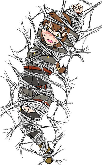 う、うごけないぃ… 