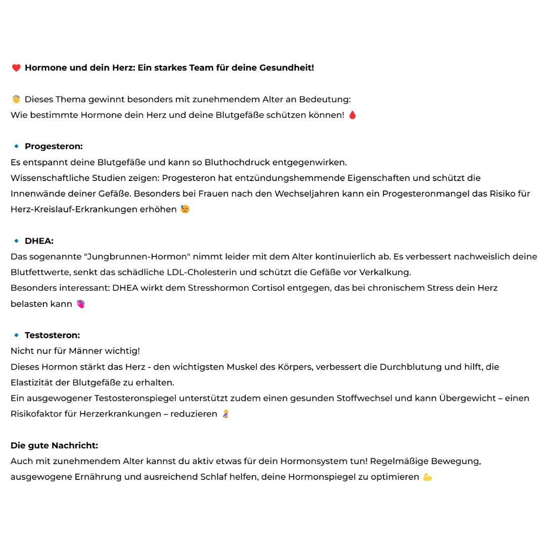 naturo_vital's tweet photo. ❤️ Hormone und dein Herz: Ein starkes Team für deine Gesundheit!

https://t.co/DSExlFIZxL

#Herzgesundheit #Hormone #DHEA #Progesteron #Testosteron #NatürlicheGesundheit #HerzKreislauf #Vitalität #Hormonsystem #GesundAltern #Prävention https://t.co/TpatRWqtsr