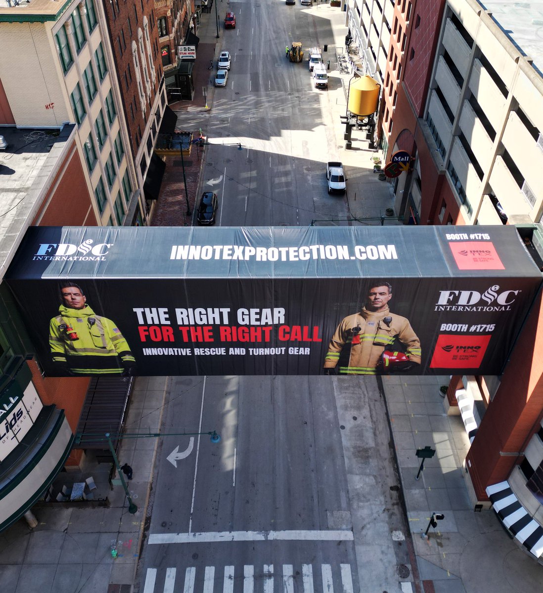 FDIC 2025 is lighting up Indy! This week is the premier gathering for fire &amp; rescue professionals from around the world. 

SG brought the heat with full-scale event branding  from massive installs to bold visuals, we set the stage for one of the industry's biggest weeks💪🚒🧯
