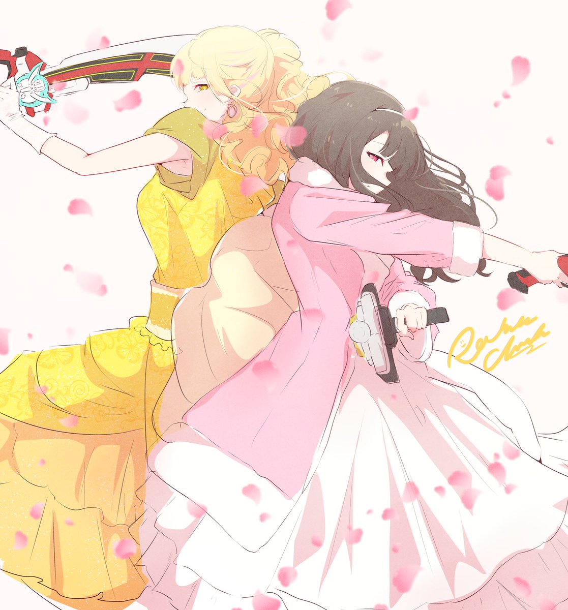 あまりにも最高概念過ぎたので
ヒメノ×アイム共闘概念お借りしました…！！💐