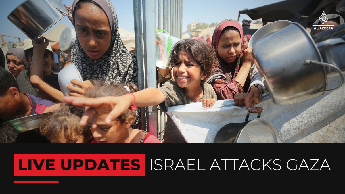 AJEnglish's tweet photo. The Red Cross describes the humanitarian situation in Gaza as “hell on earth” and warns its field hospital will run out of supplies within two weeks.

🔴 Follow our LIVE coverage: https://t.co/7wsiuSPDFL https://t.co/wIzsRJUqiq