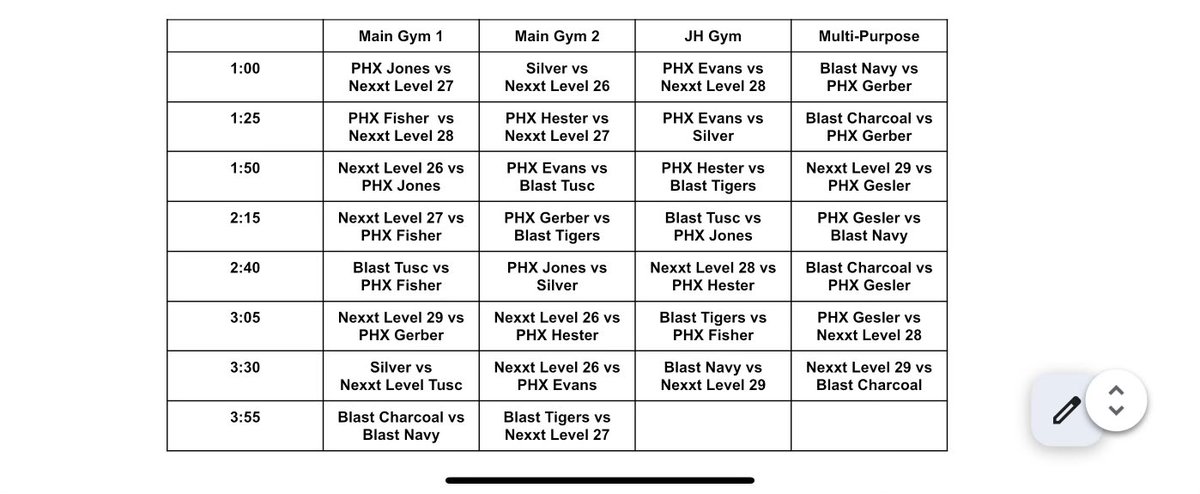 Brookeritchie_2's tweet photo. My schedule for this weekend! 
Buckeye Blast Silver 
📍 Strasburg HS https://t.co/odnO5Kep7k