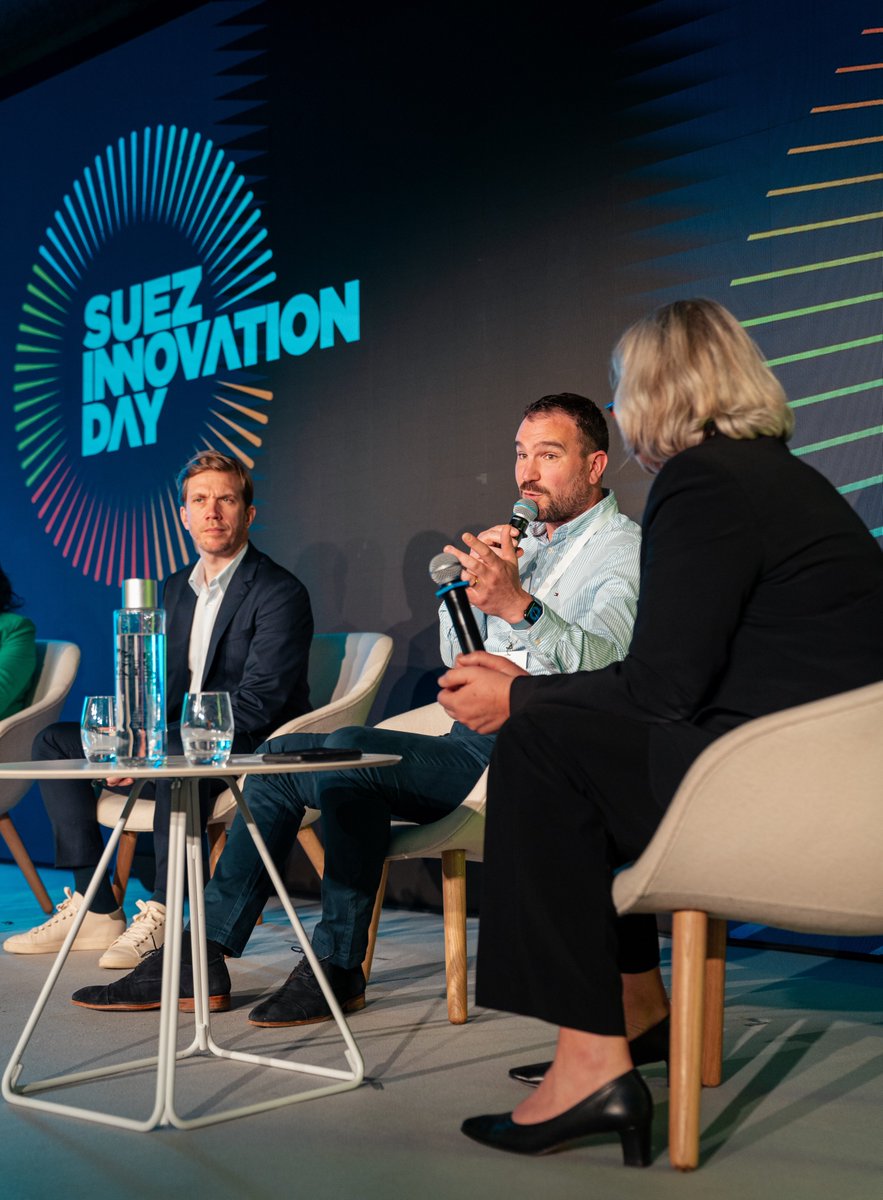 Retour sur l'intervention de Loïc Mallard Responsable production #Yara Le Havre à la table ronde « vos déchets, notre énergie » lors de l’Innovation Day de @Suez où il a présenté l'impact du projet #Biosynergy sur la feuille de route décarbonation du site.