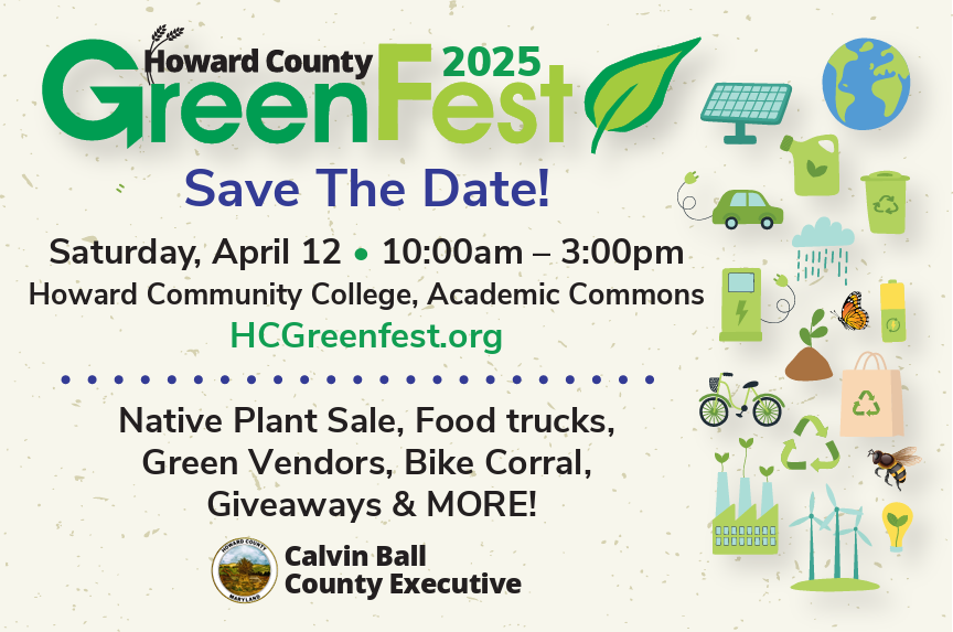 HoCoGov's tweet photo. Join us tomorrow, 4/12 #HoCoMD at @HowardCC for @HoCoGov's 18th annual #GreenFest. This annual event connects residents w/ the resources that local businesses, non-profits & gov't provide to help anyone be a good steward to the environment. Info: https://t.co/XFvkAZcgO6. https://t.co/tWBP5XfSPM