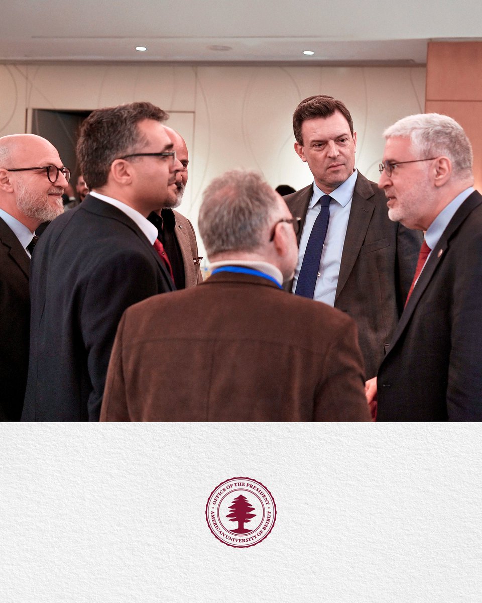 #AUB President Fadlo R. Khuri at "Building a Resilient Agriculture and Food Security Framework for Lebanon" national workshop