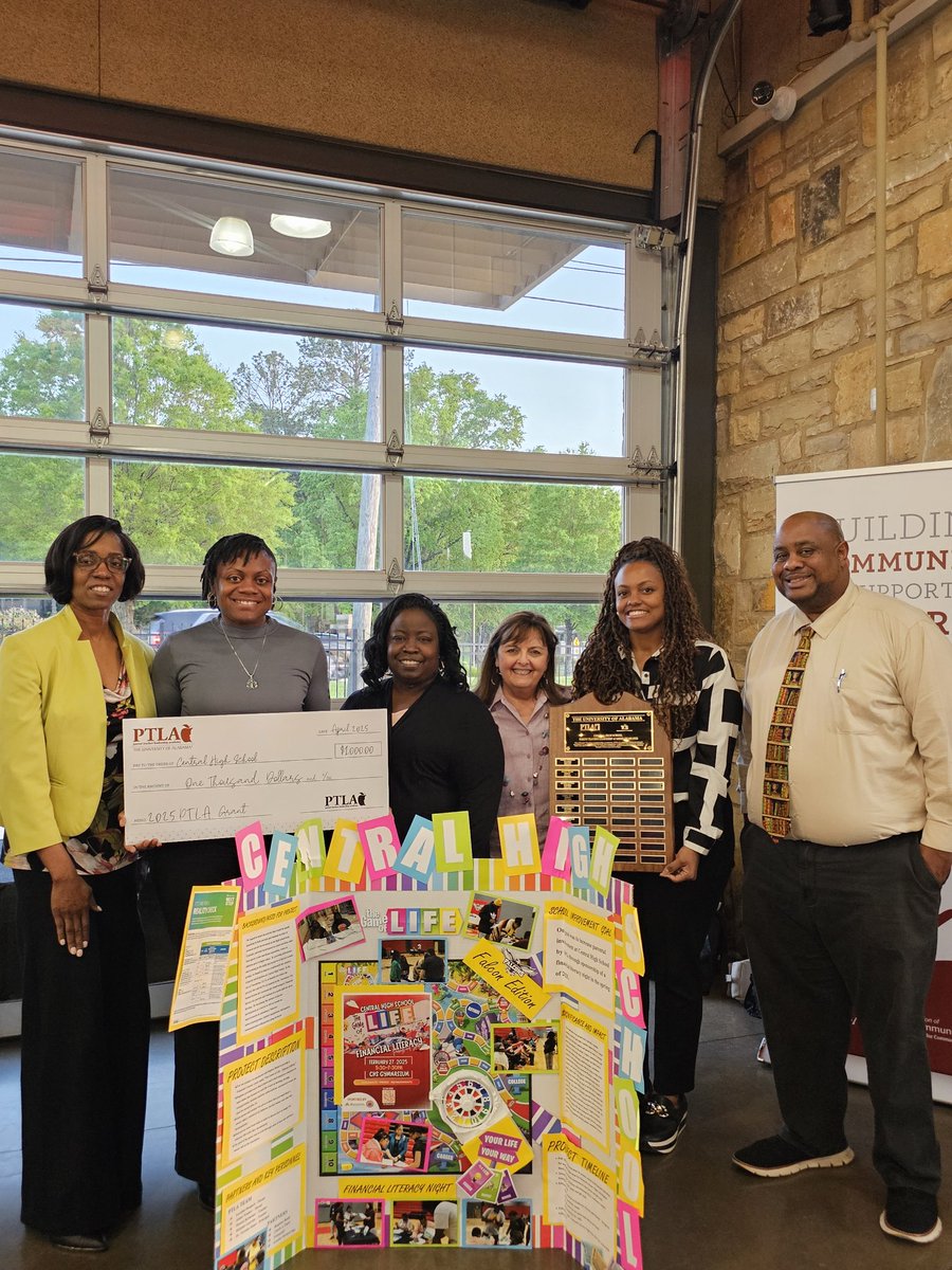 CHS had another awesome team of parents, teachers, &amp; leaders to serve on the PTLA team. At the celebration, our team presented on "The Game of Life: Falcon Edition" Financial Literacy Event! 

We were also awarded a PTLA grant to plan for next year! #WeAreCentral ❤️💪🏾🦅