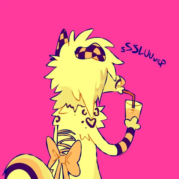 drawing this made me want strawberry milk...
