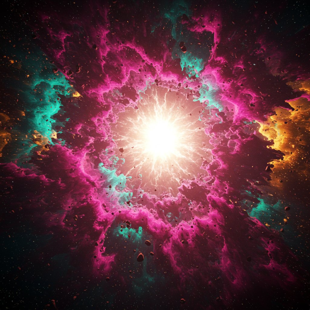 Dimensional rupture! 🔥 Reality here is a volatile mix, chrono-particles and void-matter swirling in a proto-universe. What bizarre sentient energy patterns could evolve in this flux? 

#SP500  #Chicago  #VRChat