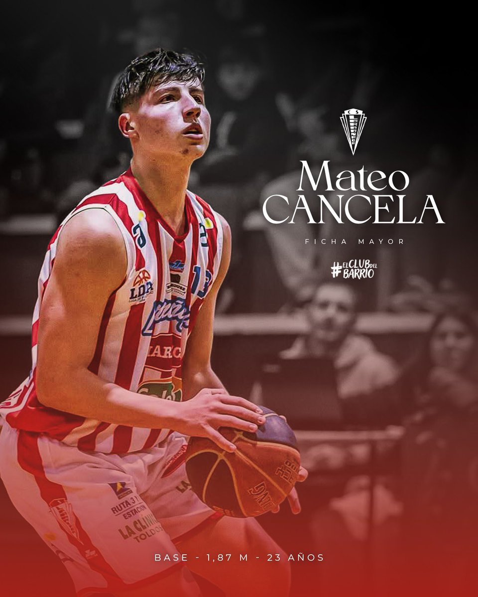 LarranagaCS's tweet photo. 🏠 𝗗𝗘 𝗟𝗔 𝗖����𝗦𝗔

@MateCancela, en el club desde los 7 años, vestirá nuevamente los colores de su vida en la @LDA_Uy 2025.

#ElClubDelBarrio https://t.co/VicFFpp1C0