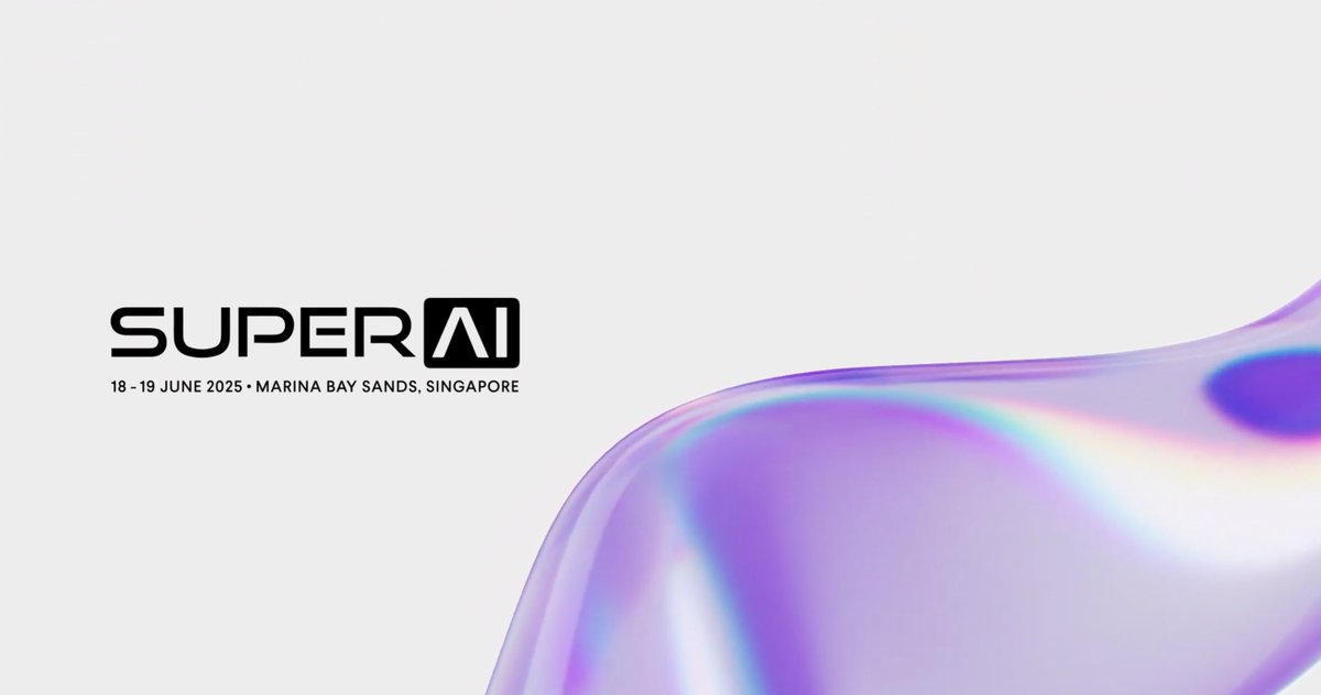 AI_Insight_'s tweet photo. 🚀 AI Insight Alert! Join us at @superai_conf  Singapore 2025 – Asia’s largest AI event
📅 18-19 June 2025 | 📍 Marina Bay Sands, SG
🌍 7,000+ attendees from 100+ countries, 56% C-level leaders
💡 Discover robotics, LLMs, biotech &amp; more
🏆 Genesis Startup: $200K+ in prizes https://t.co/lVn0q0GQqa