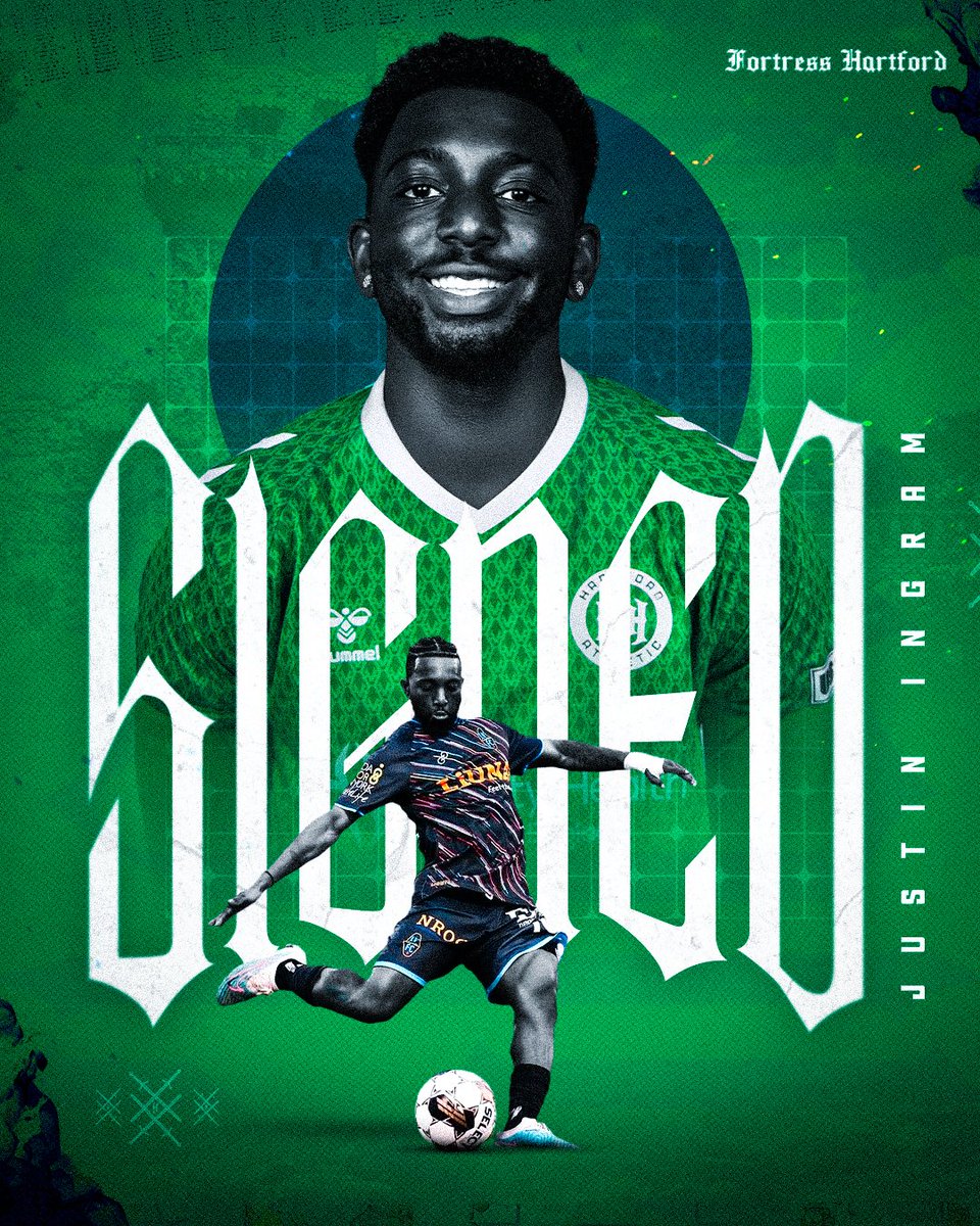 Justin Ingram joins the Green &amp; Blue! 🟢🔵

We've signed the midfielder to a 25-Day Contract.

Full details here ➡️ hfdath.com/429MvnS
