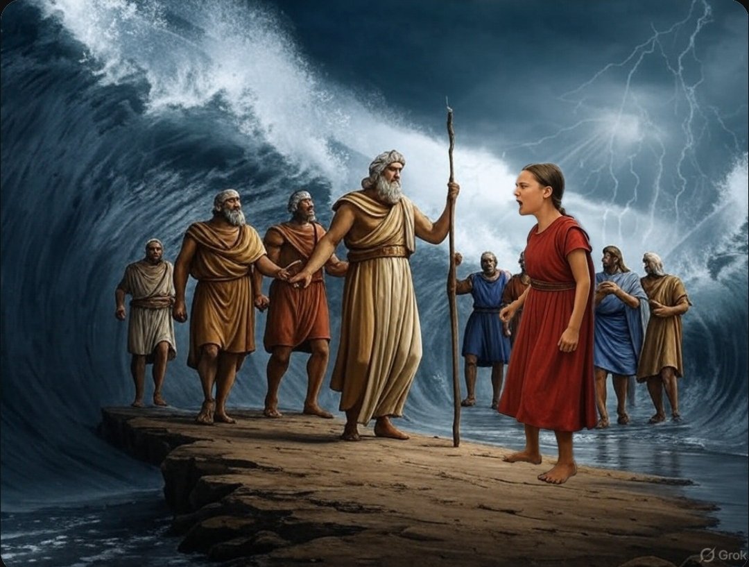 Greta Thunberg Slams Moses For Rising Sea Levels