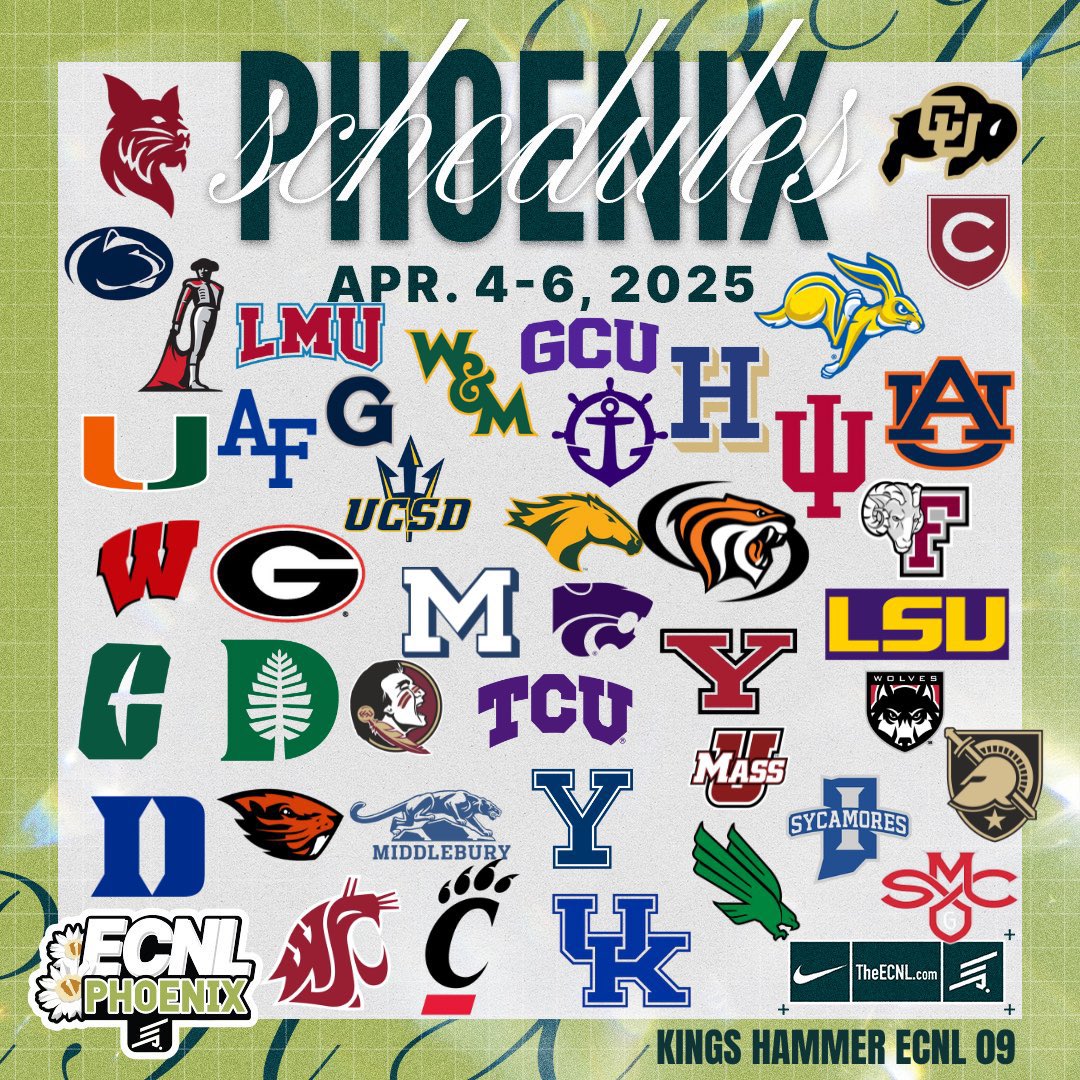 Thank you to all the coaches and schools that came out to Phoenix and watched my team compete!!
Loved seeing so many amazing schools there!