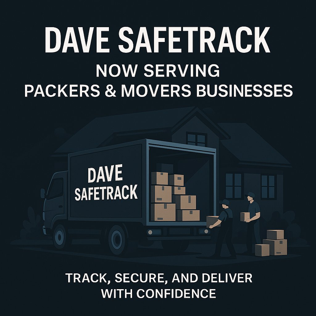 davesafetrack's tweet photo. Goods on the move ?
Track them live with GPS, SOS and instant updates.
Perfect for packers and Movers, logistic companies. 
DaveSafeTrack – safety that moves.
#PackersAndMovers #SmartLogistics 
#DaveSafeTrack https://t.co/vH0ZI8uDIW