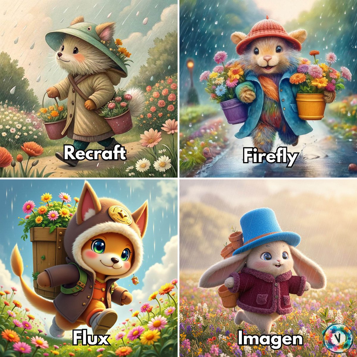 vanbadesai's tweet photo. Lovely fluffy creatures! 😍
#AIart #AIimages #AIartcommunity #Promptshare https://t.co/PVIio3jA4d