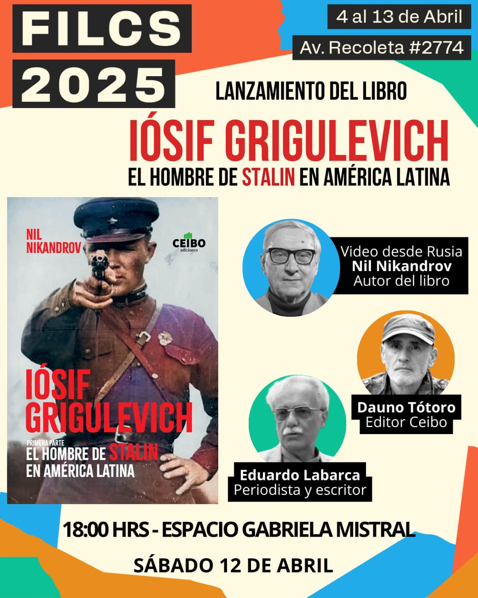 Y mañana lanzamos el libro en la Feria del libro de Recoleta.
No se la pierdan.
Entrada liberada.