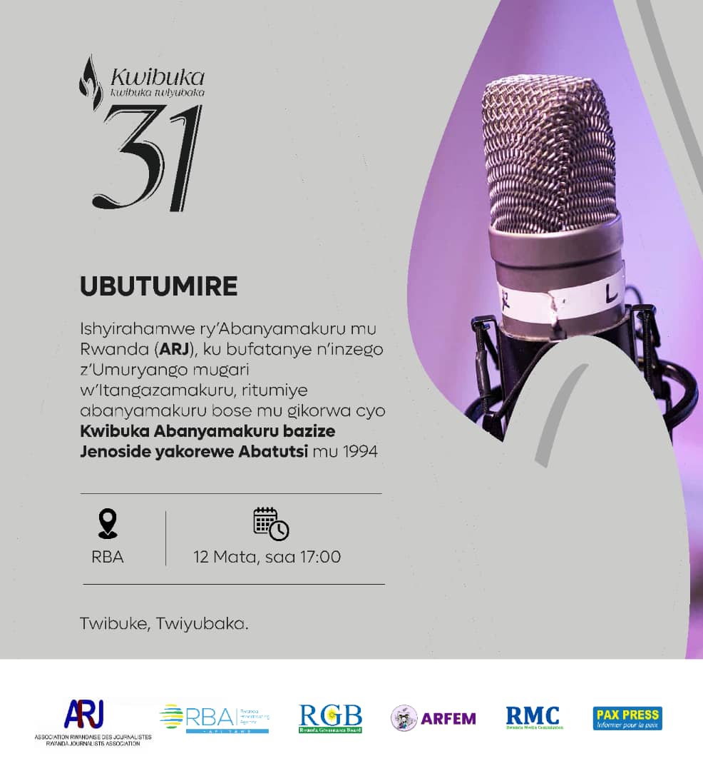 Rwanda Journalists Association - ARJ (@arj_rwanda) on Twitter photo <a href="/RMC_Rwanda/">RMC</a> <a href="/paxpressrwanda/">PAX PRESS RWANDA</a> <a href="/rbarwanda/">Rwanda Broadcasting Agency (RBA)</a> <a href="/TV1Rwanda/">TV1 Rwanda</a> <a href="/flashfmrw/">Flash Radio & TV</a> <a href="/isangostar/">IsangoStar</a> <a href="/IGIHE/">IGIHE</a> <a href="/NewTimesRwanda/">The New Times (Rwanda)</a> <a href="/ktpressrwanda/">KT Press Rwanda</a> <a href="/Radiotv10rwanda/">RadioTv10 Rwanda</a> <a href="/radioishingiro/">Radio Ishingiro 107.5 FM</a> <a href="/radioizuba/">radio izuba</a> <a href="/radiohuguka/">RHuguka News 105.9FM</a> <a href="/RADIOSALUS1/">UR- RADIO SALUS</a> <a href="/RadioUmucyo/">umucyo radio</a> <a href="/Umuseke/">Umuseke.rw</a> <a href="/bwizanews/">Bwiza News</a> <a href="/radioisangano/">radioisangao</a> <a href="/hillary_peace/">Peace Hillary đ·đŒ</a> <a href="/IntegoNews/">Ikinyamakuru Intego</a> <a href="/btntvrwanda/">BTN TV RWANDA</a> <a href="/ROJAPED_/">ROJAPED Solidality</a> <a href="/RMC_Rwanda/">RMC</a> <a href="/paxpressrwanda/">PAX PRESS RWANDA</a> <a href="/rbarwanda/">Rwanda Broadcasting Agency (RBA)</a> <a href="/TV1Rwanda/">TV1 Rwanda</a> <a href="/flashfmrw/">Flash Radio & TV</a> <a href="/isangostar/">IsangoStar</a> <a href="/IGIHE/">IGIHE</a> <a href="/NewTimesRwanda/">The New Times (Rwanda)</a> <a href="/ktpressrwanda/">KT Press Rwanda</a> <a href="/Radiotv10rwanda/">RadioTv10 Rwanda</a> <a href="/radioishingiro/">Radio Ishingiro 107.5 FM</a> <a href="/radioizuba/">radio izuba</a> <a href="/radiohuguka/">RHuguka News 105.9FM</a> <a href="/RADIOSALUS1/">UR- RADIO SALUS</a> <a href="/RadioUmucyo/">umucyo radio</a> <a href="/Umuseke/">Umuseke.rw</a> <a href="/bwizanews/">Bwiza News</a> <a href="/radioisangano/">radioisangao</a> <a href="/hillary_peace/">Peace Hillary đ·đŒ</a> <a href="/IntegoNews/">Ikinyamakuru Intego</a> <a href="/btntvrwanda/">BTN TV RWANDA</a> <a href="/ROJAPED_/">ROJAPED Solidality</a>