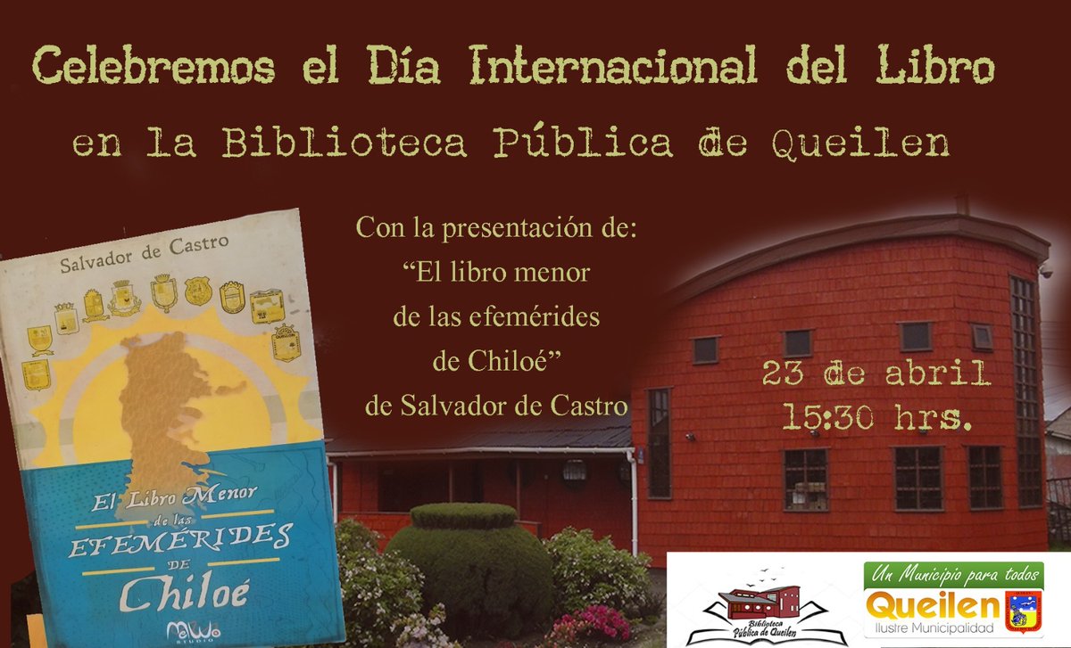 Se suman más fechas a la presentación de "El Libro Menor de las Efemérides de Chiloé"
#Chiloé
#ChiloéEnElTiempo
#BicentenarioChiloé