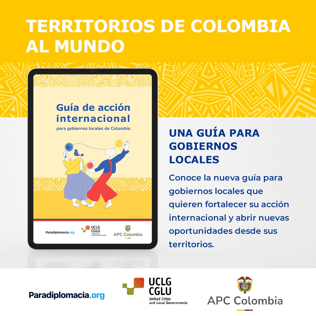 La acción internacional de la <a href="/AlcaldiaDeCali/">Alcaldía de Cali</a>  🇨🇴#Colombia es un caso de éxito que conocemos de cerca y hoy es sin dudas un ejemplo de política pública internacional <a href="/lina_ramirez1/">Lina Ramírez</a> #Cali
<a href="/alejoeder/">Alejandro Eder</a> <a href="/EleoBe/">Eleonora Betancur</a>
<a href="/UCLG_Saiz/">Emilia Saiz</a> <a href="/APCColombia/">APC Colombia</a>

👉 Accede a la Guía aquí: bit.ly/ColGuía