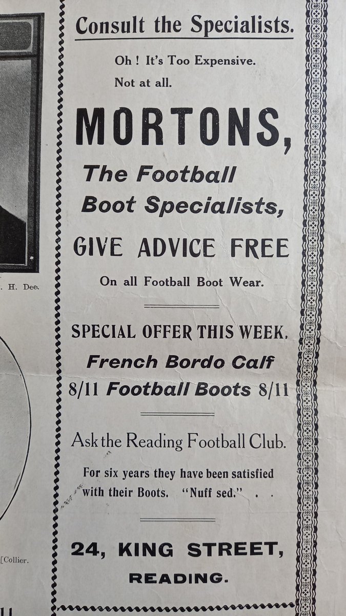 cribsie's tweet photo. Two shops that supplied #readingfc in 1910 https://t.co/0JBUJ2MmpP