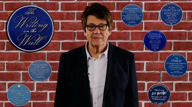 MikeReadUK's tweet image. The Writing on the Wall series reruns from 5.35 today @TalkingPicsTV  #BluePlaques
