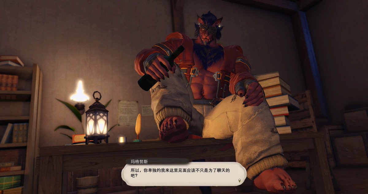 PowderQaq's tweet image. 终于把玛格努斯单独约出来了，接下来你要怎么做：
A.和他表白
B.跪下来叫他主人
（yy产物，低技术力，ooc预警）
#Hrothgar