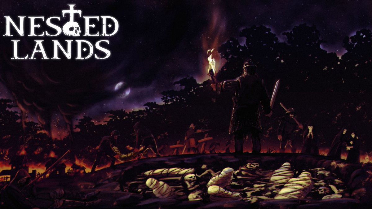 1mbitshorde's tweet image. Here is one of the very first key arts ever produced for Nested Lands! 💀🐦‍⬛

It showcases the Death Plague and the player using fire to fight agaisnt it! 🔥🔥🔥

Wishlist the game here: store.steampowered.com/app/2553040/Ne…

#nestedlands #survivalgames #indiegames #managementgames #videogames