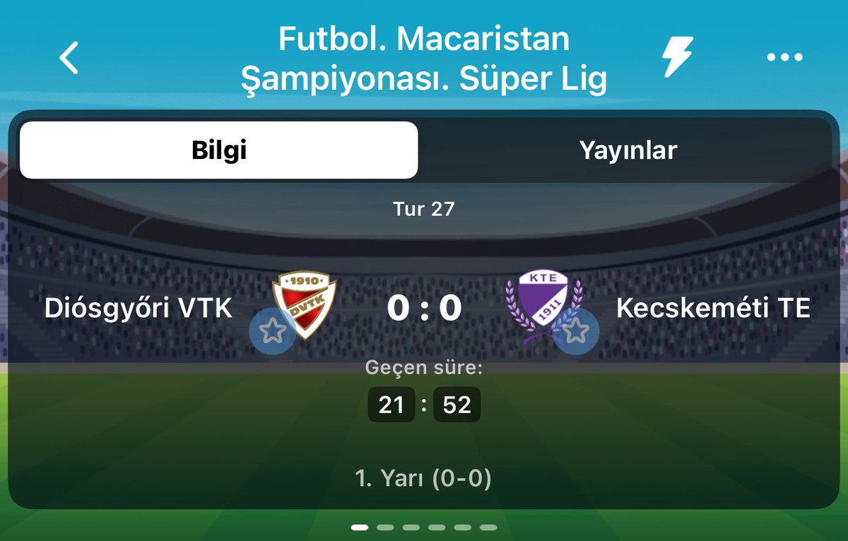 MACARİSTAN LİGİ 🇭🇺
------------
MAÇ SONU TOPLAM 1.5 ÜST GOL > 1.55
KARŞILIKLI GOL VAR > 2.30 ⚠️ sürpriz
*Dostlar ayrı olarak ufak bir miktar ilk yarı 0.5 üst seçeneğine de yönlenebilirsiniz. Oranı 2.01 Temkinli oynamanızı öneririm.
--------
BOL ŞANS ❤️