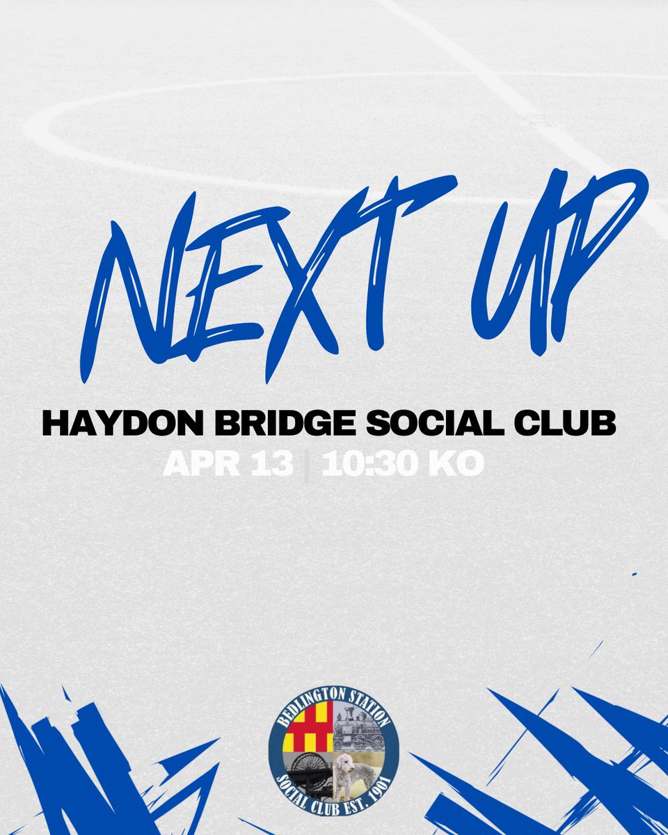 🔵 County Cup Semi final!! 🔵

📍  Low Hall Park | NE47 6AE
⏰ 10:30 KO
🏆 CC Cup

Station take on Haydon bridge this week in the County Cup Semi Final ⚽️

Massive game for the club as they hope to make it to their second final of the season against an unfamiliar opponent 🏆