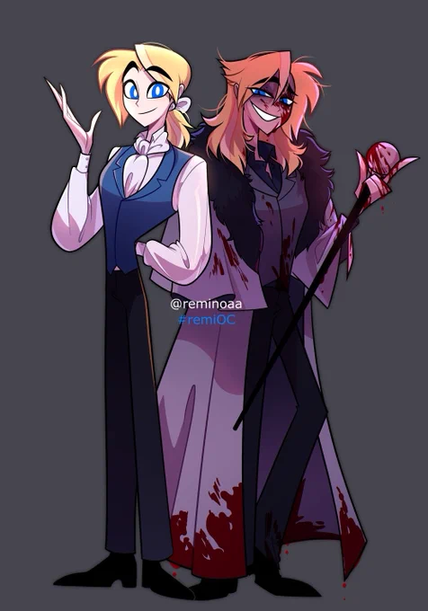 Jekyll and Hyde Michael version #HazbinHotelMichael #remiOC