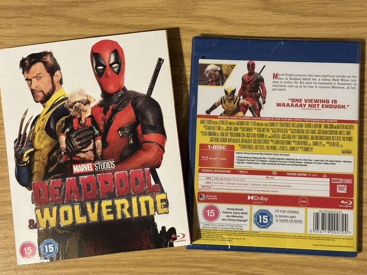 s77tux's tweet image. Couple #LatestAdditions to my #BlurayCollection: @indicatorseries’ 4K restoration of #GuestHouseParadiso directed by &amp;amp; starring @AdrianEdmondson; @deadpoolmovie #DeadpoolAndWolverine starring @VancityReynolds &amp;amp; @RealHughJackman. #Bluray #PhysicalMedia #KeepDiscsAlive