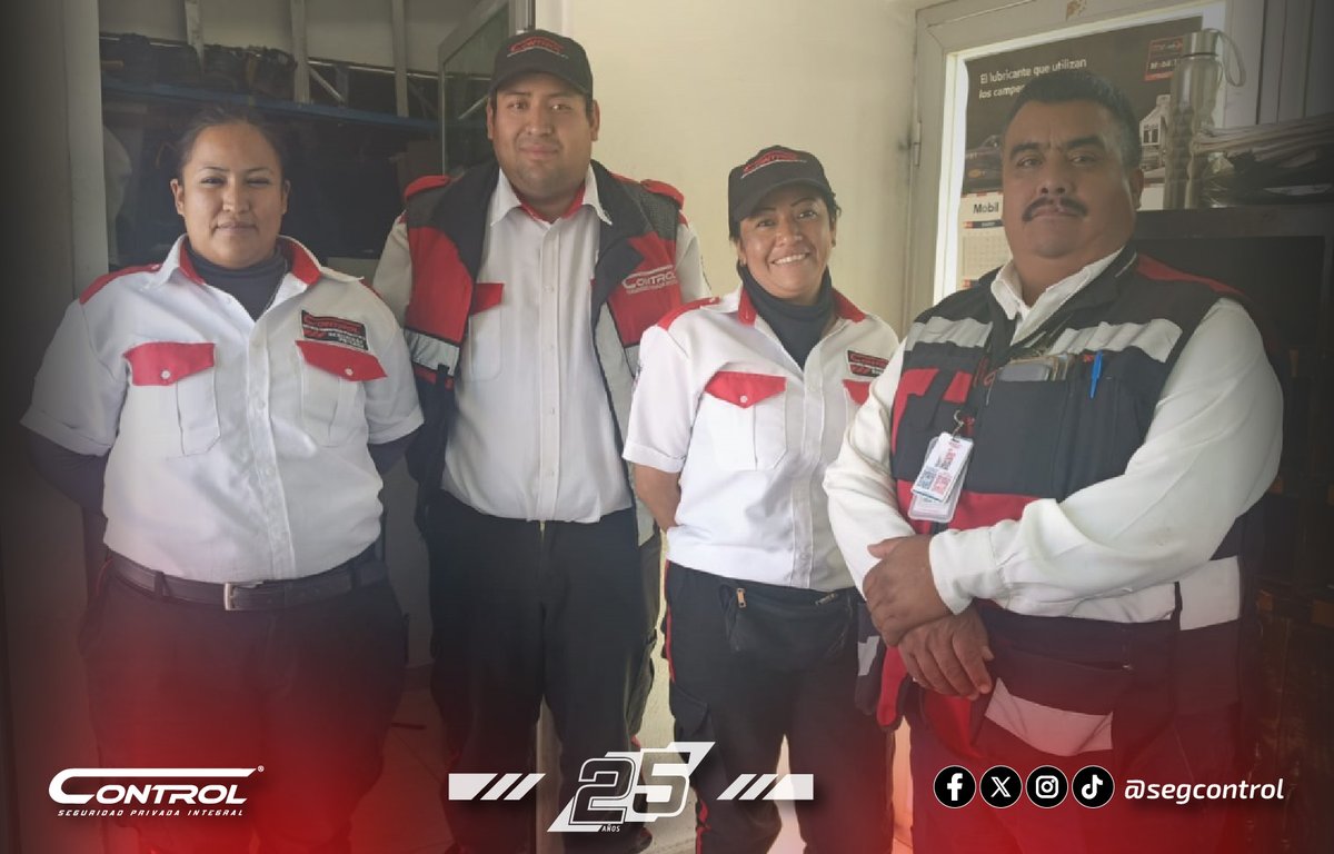 segcontrol's tweet image. 🛡️🚐 ¡Seguimos cerca de quienes nos cuidan!

En Control Seguridad, sabemos que la seguridad se construye en equipo, por eso, a través de nuestras Rutas Control, visitamos directamente a nuestros guardias en sus puntos de servicio. 💼👮‍♂️
#RutasControl #SeguridadPrivada