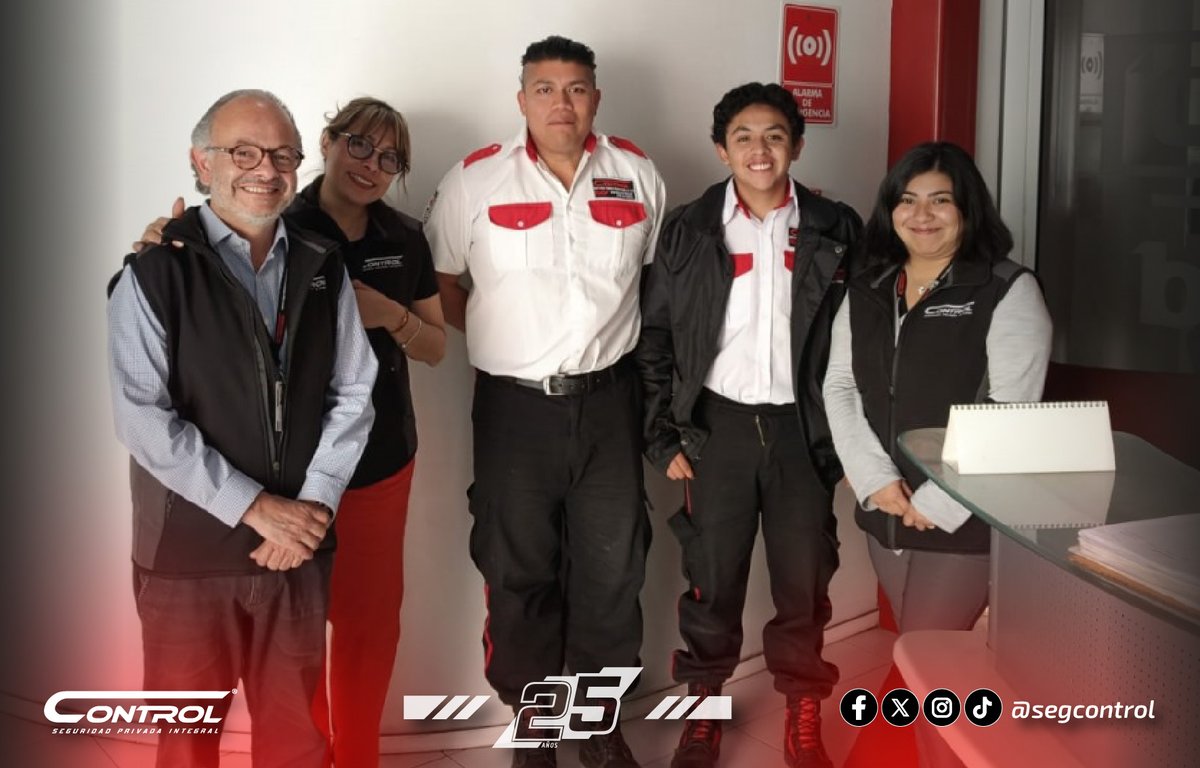 segcontrol's tweet image. 🛡️🚐 ¡Seguimos cerca de quienes nos cuidan!

En Control Seguridad, sabemos que la seguridad se construye en equipo, por eso, a través de nuestras Rutas Control, visitamos directamente a nuestros guardias en sus puntos de servicio. 💼👮‍♂️
#RutasControl #SeguridadPrivada
