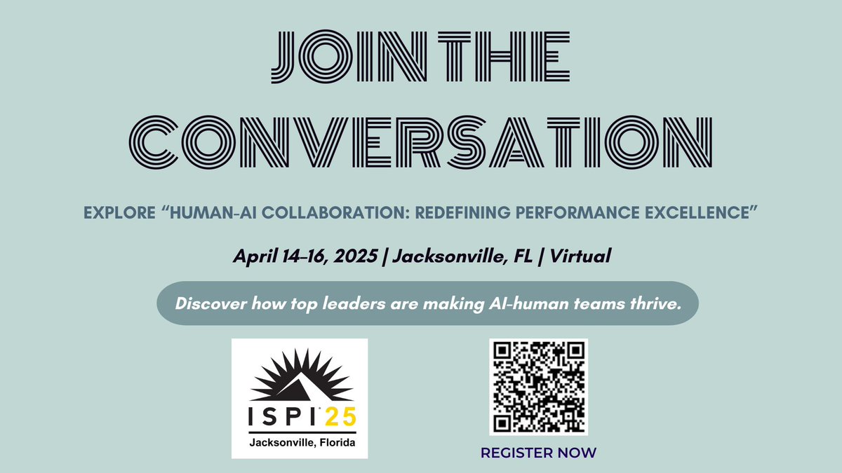 1962_ispi's tweet photo. 🤖+🧠 Who does it better at work — AI or Humans?
 It’s not a competition. It’s a collaboration.
From data analysis to decision-making, automation to empathy — AI and humans bring unique strengths to the workplace. When they team up, performance reaches a whole new level. 💼✨ https://t.co/gh7n87Tlo4