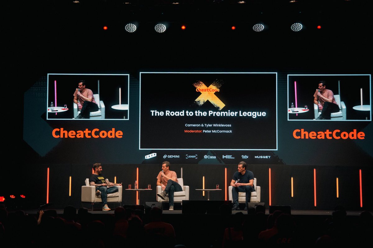 CheatCode (@cheatcodecon) on Twitter photo The Road to the Premier League ๐ฃ๏ธ
Welcome to Bedford <a href="/cameron/">Cameron Winklevoss</a> and <a href="/tyler/">Tyler Winklevoss</a> The Road to the Premier League ๐ฃ๏ธ
Welcome to Bedford <a href="/cameron/">Cameron Winklevoss</a> and <a href="/tyler/">Tyler Winklevoss</a>