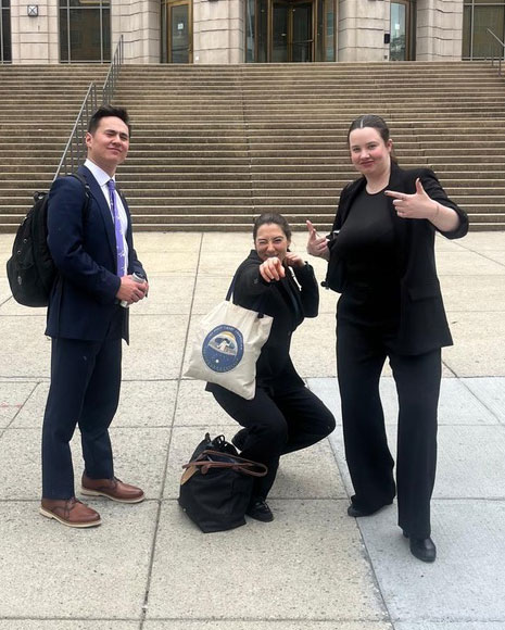 Congratulations to NYU Law’s Space Moot Court team, named this year’s North American Regional Champion, who will be advancing to global rounds this summer! 💜⚖️