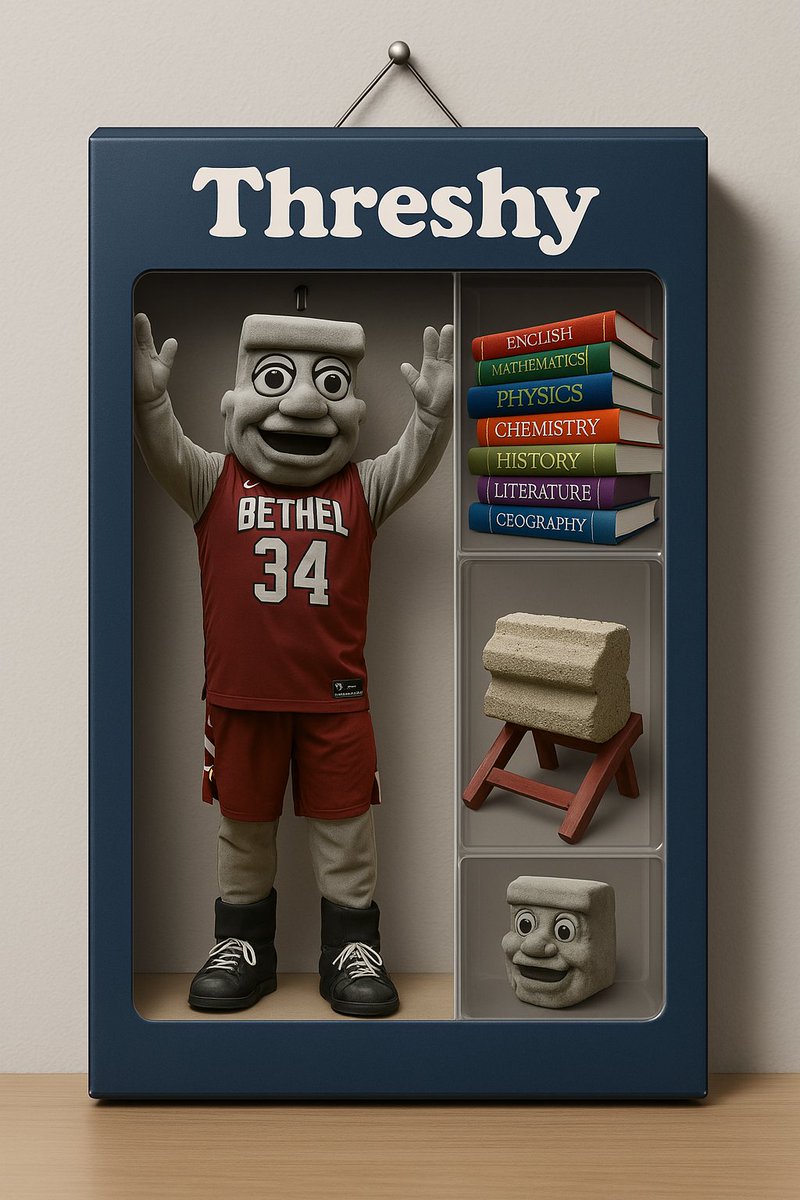 If Threshy was an action figure... should we start stocking these at the Thresher Shop?

#wearethreshers #rollon #bethelcollege #bc #college #AI #Threshy #thresherway #mascot #actionfigure