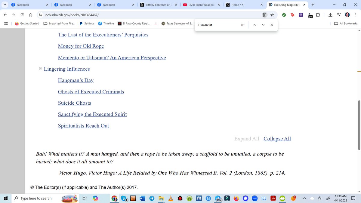 Tifvision's tweet image. #DeathMerchants 
National Library of Medicine-
Executing Magic in the Modern Era
Criminal Bodies and the Gallows in Popular Medicine
Owen Davies; Francesca Matteoni.
ncbi.nlm.nih.gov/books/NBK46446…