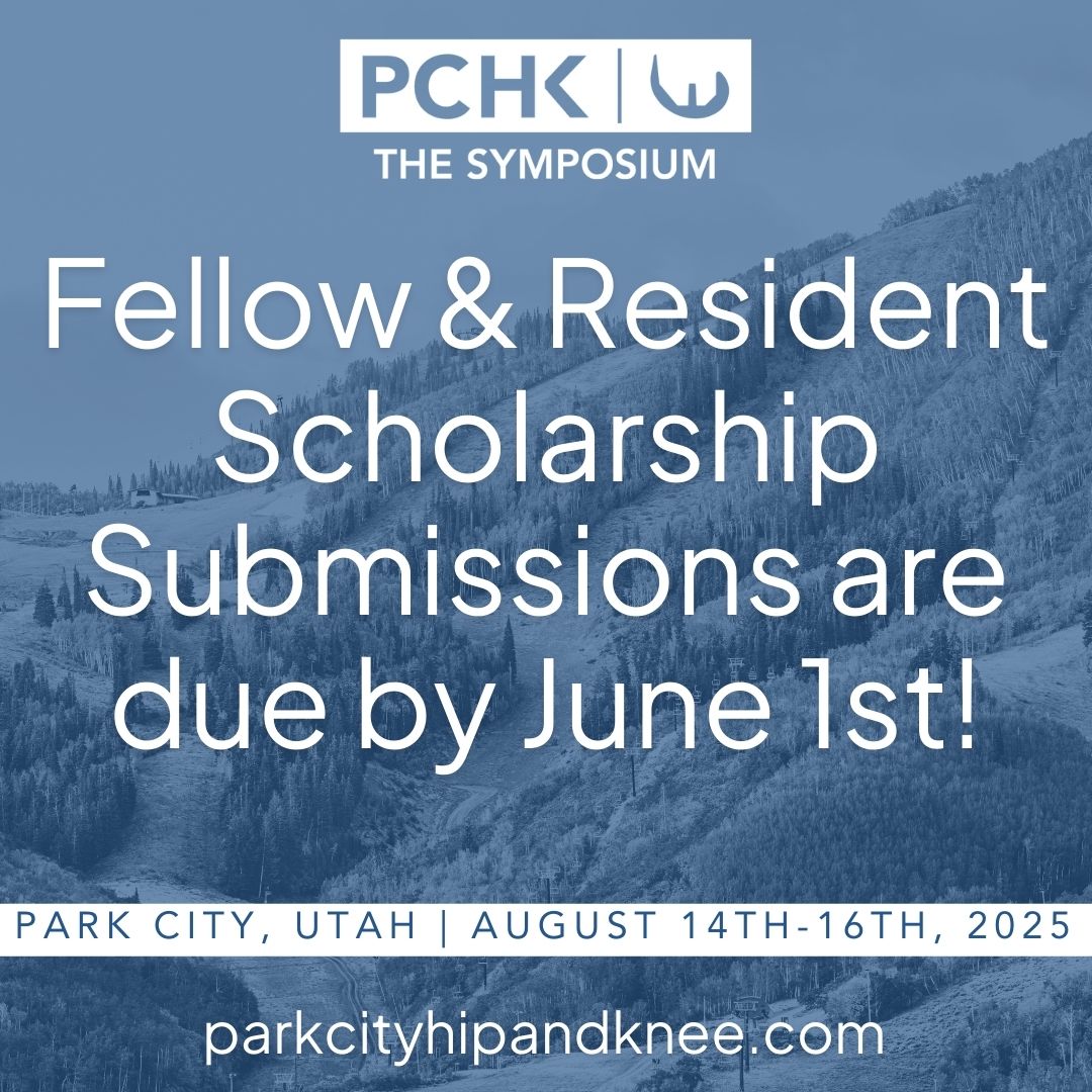 PCHK is proud to offer scholarships to Residents and Fellows who want to expand their knowledge in Orthopedics. The Aaron A. Hofmann Resident Award is also available; the application deadline for both is June 1st! Learn more here: parkcityhipandknee.com/scholarships