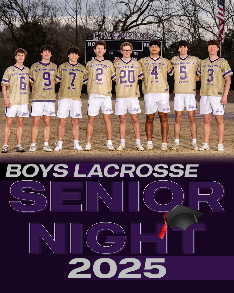 FRIDAY, April 11
🦁 Lions Under the Lights 🏟️ 
🍔 Food Trucks
🥎⚾️⚽️🥍🥍 Games
Senior Night preparations…
🎓🥎 4:50
🎓🥍 5:10 BOYS
🎓⚾️ 6:15
🎓🏃‍♂️🏃‍♀️6:15-ish at HT of Boys LAX
🎓🥍 6:45 GIRLS
🎓🎾 7:30-ish at HT of Girls LAX